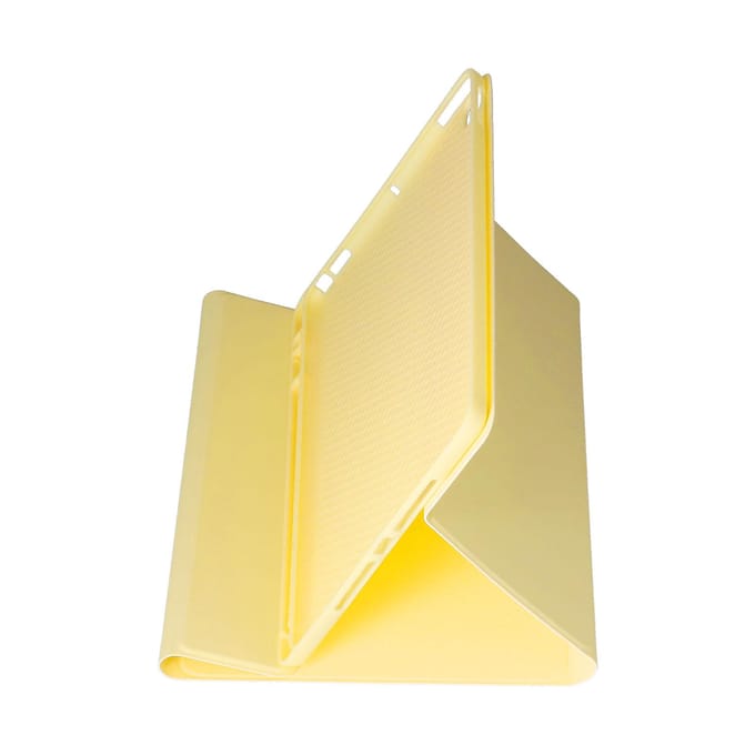 Housse de Protection 10,5 pouces Jaune Antichoc Résistante à l'Usure Étui avec Support Protecteur pour Tablette IOS Air pour Tablette IOS Pro beige