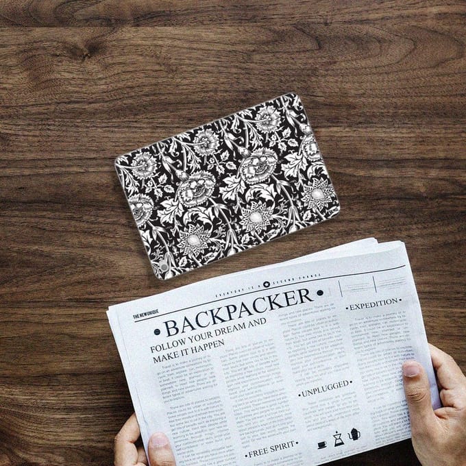 Apple iPad Mini 4 | Mini 5 (2019) Siliconen Hoesje Black Flowers