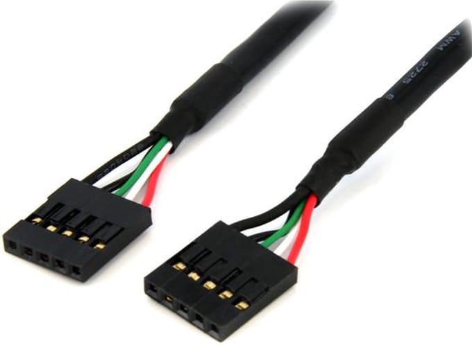 StarTech.com 60 cm Interne 5-pins USB IDC Moederbord Aansluitkabel F/F