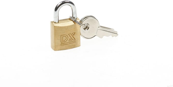 Dulimex Cilinderhangslot HS 020B KD 20mm dubbel vergrendeld 0182.400.2200