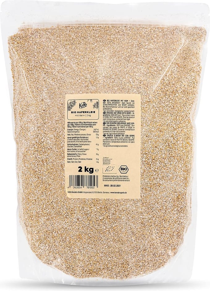 KoRo | Bio haverzemelen met kiem 2 kg