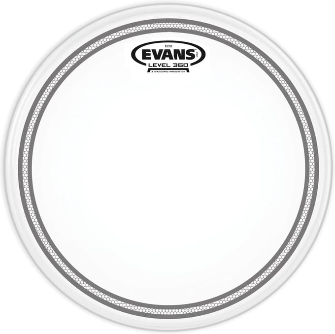 Evans EC2 Coated SST 14", B14EC2S, Tom Batter - Tom vel