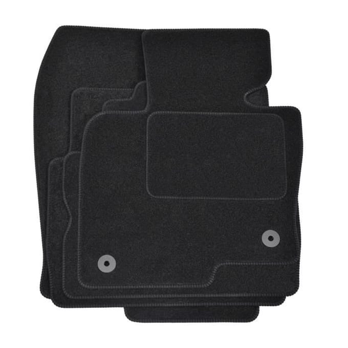Tapis de sol - Mazda - CX-5 - Velours noir - Ajustement précis - Renforcé sous les pédales