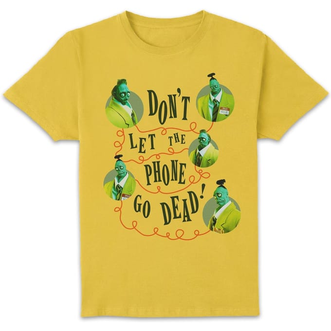 Beetlejuice Don't Let The Phone Go Dead Unisex T-Shirt - Yellow - S