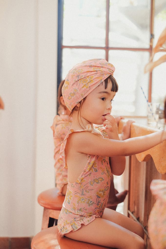 Louise Misha Bathing Suit Andrea Pink Riviera Größe: 6M | Bademode Outlet | kids | Rosa