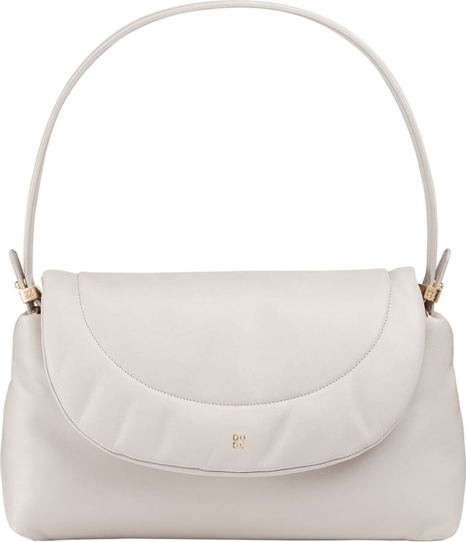 DuDu Melville Schoudertas Leder 31 cm - Dames - pearl