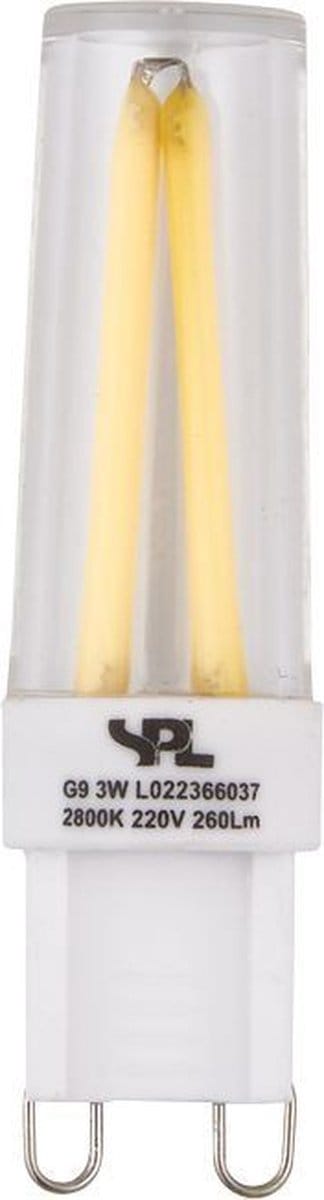 SPL LED Steeklamp G9 2.5W 2700K 200lm 230V - Dimbaar - Helder - Warm Wit