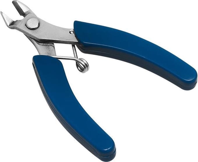 Kniptang Mini Precisietang 110mm - Blauw Ax106