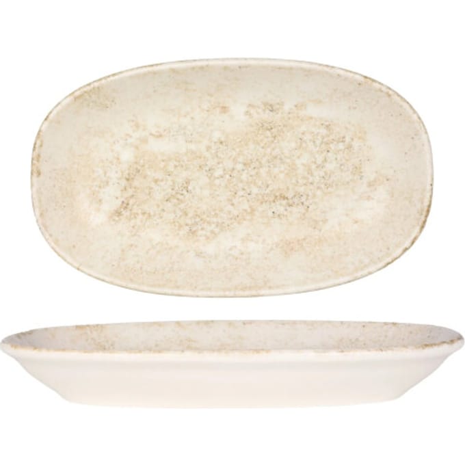 Bonna Serveerschaal - Nacrous - Porselein - 29x17 cm - set van 2