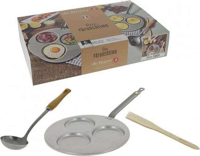 De Buyer Box Brunchtime - Triblinispan + Spatel