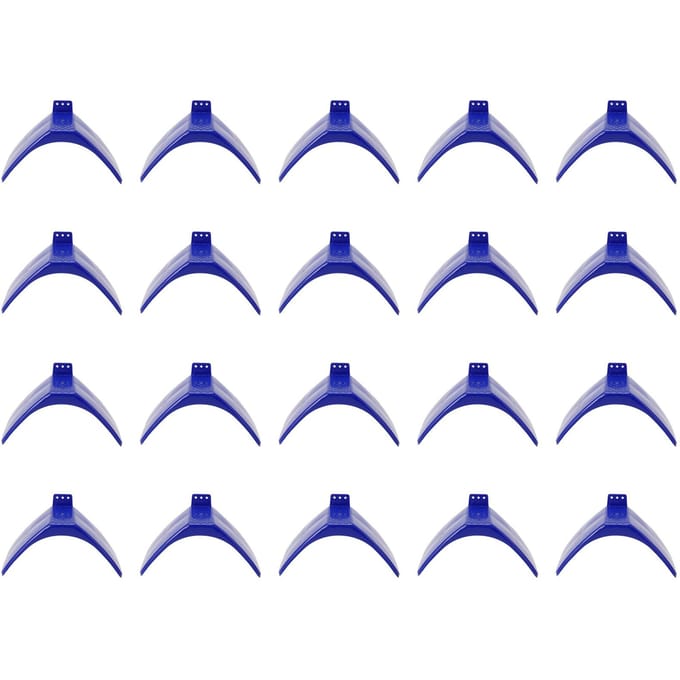 20 Stuks Vogel Rustrek Houder Plastic Duiven Standaard Frame Vogels Kweekbenodigdheden blue