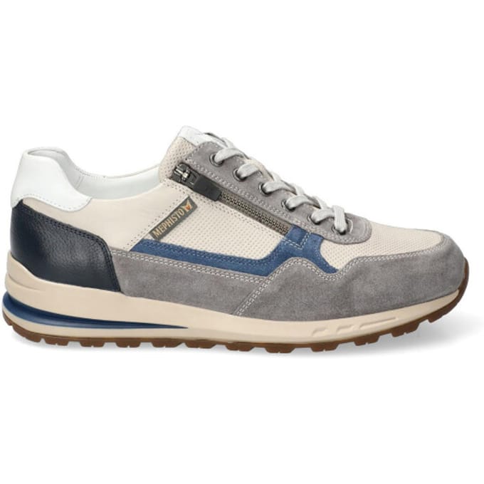 Heren Veterschoenen Mephisto Bradley Grey Grijs - Maat 45