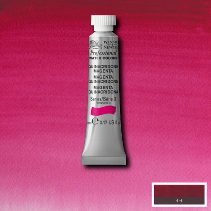 Watercolor paint W&N 5ml - 545 Quinacridone Magenta