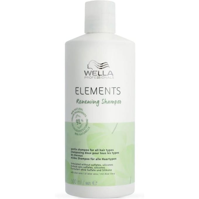 Elements Sulfaatvrije Zachte Vernieuwende Shampoo Voor Alle Haartypes 500 ml