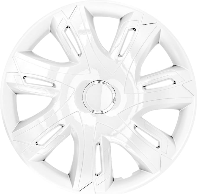 NRM - Wieldoppen - Supernova wit gelakte 15'' - 4 stuks