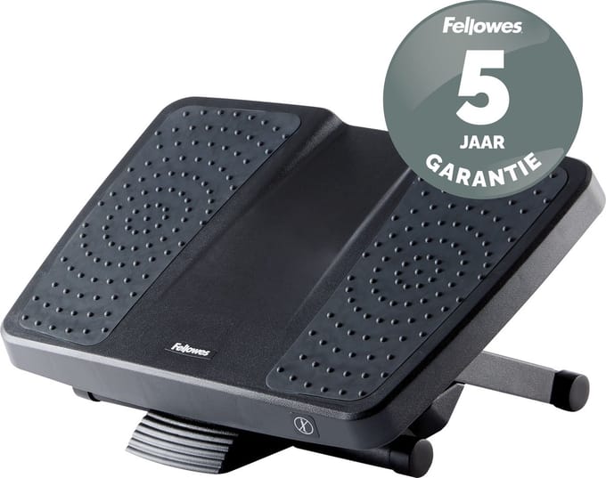 Fellowes - Professional Series voetensteun voor bureau | Met Massageoppervlak en Schommelbeweging - 3 hoogtes