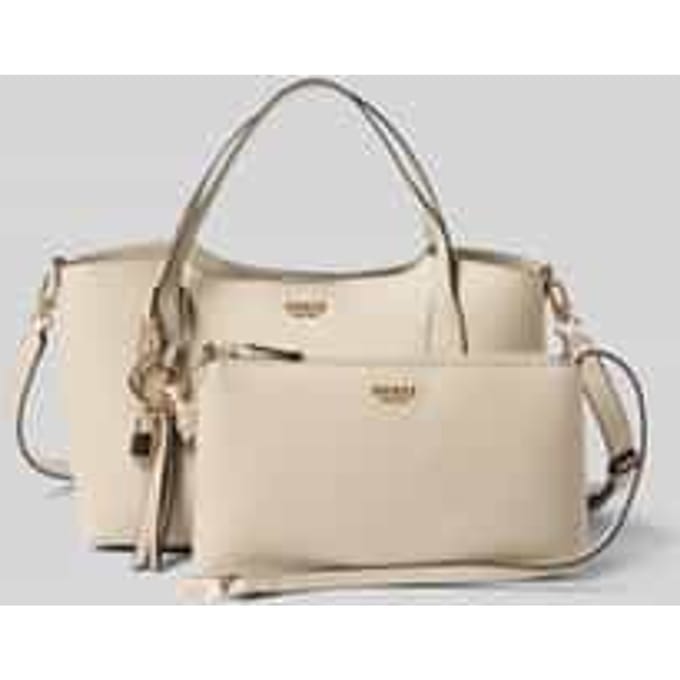 GUESS schoudertas Melody 2 In 1 Satchel Light Taupe