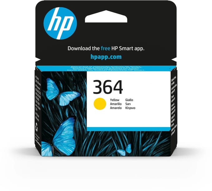 Original Ink Cartridge HP 364 CB320EE#ABE Yellow