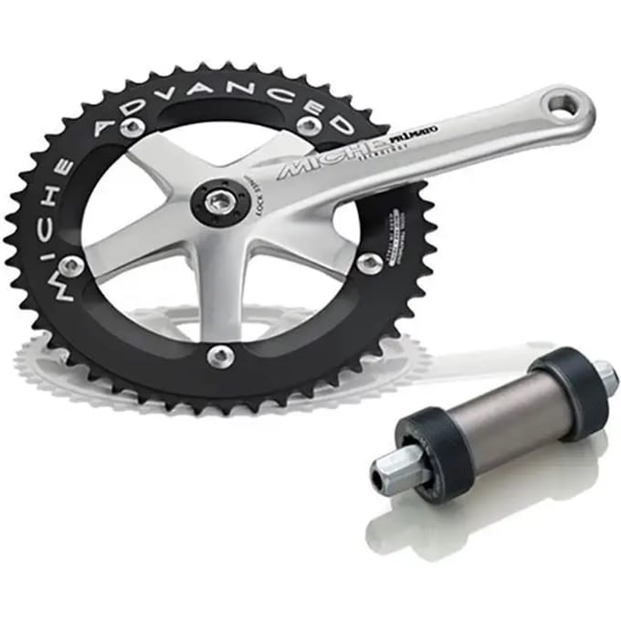 Stalen crankstel Miche Pista Advanced 144 BCD