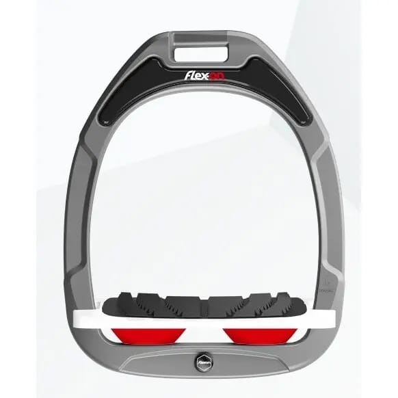 Verstelbare Grip Aluminium/Wit/Rood Flex-On Green Composite