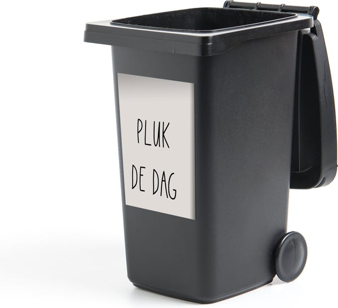 Container sticker Tekst - Quotes - Carpe Diem - Pluk de dag - 40x60 cm - Kliko sticker