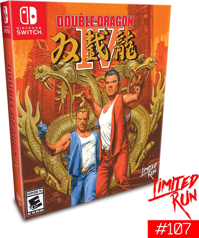 Double Dragon 4 (Collectors Edition) (Limited Run #107) - Nintendo Switch