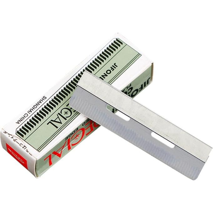 10 stuks Vrouwen Make-up Wenkbrauw Mes Trimmer Scheermes Haarverwijderaar Scheermes white