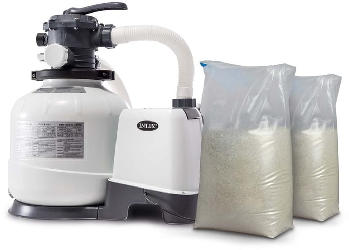 Intex - Zandfilterpomp - 10500 l/h - Hydratatie Technologie - 50 kg Zand