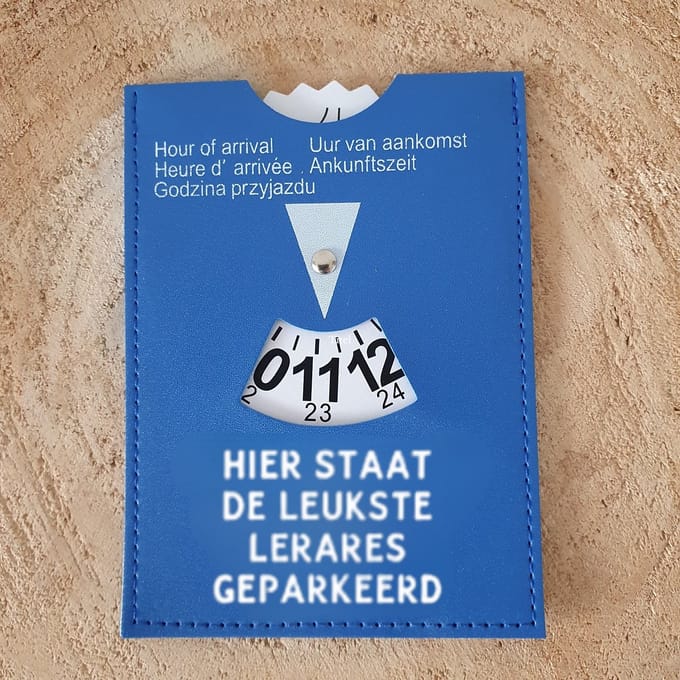FlexMade.nl - Parkeerschijf - Lerares
