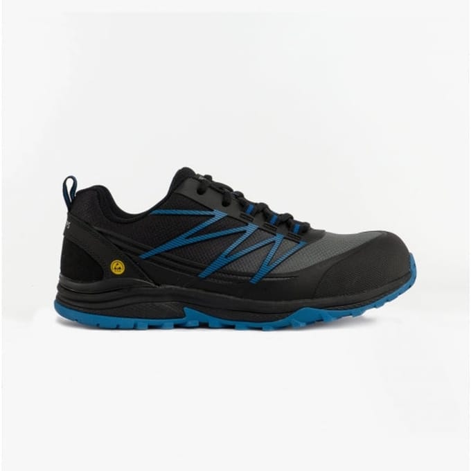 PUXAL Heren Veiligheidsschoenen Zwart/Blauw