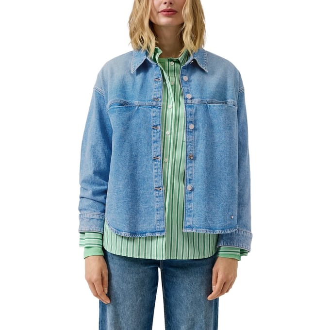 s.Oliver Jackets Indoor Blue Denim Taglia: S | Giacche di jeans Outlet | Donna | Blu
