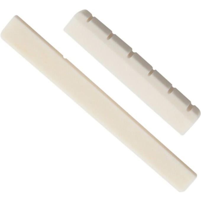 Gitaarzadelmoer Wit Veebot voor 39 Inch Klassieke Gitaar 2Pcs white