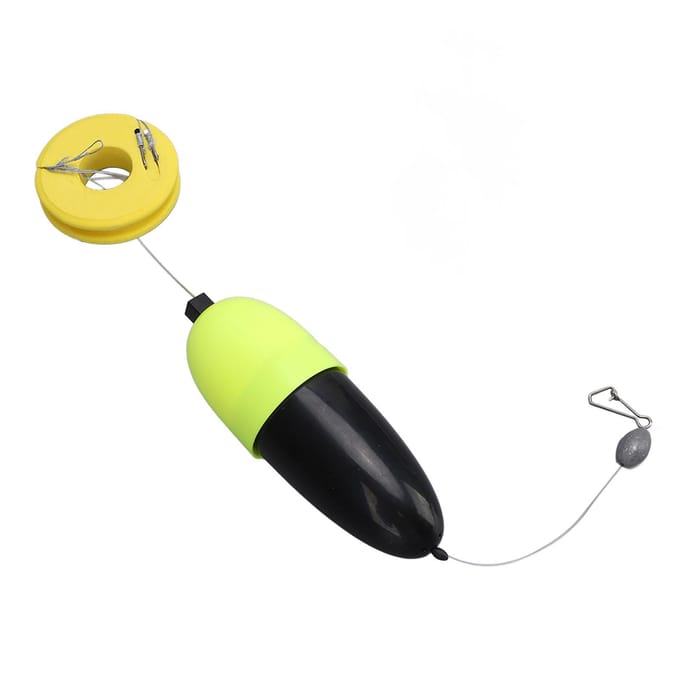 Vissen Dobber Automatische Vissen Dobber Set met ABS Drijvende Hengel voor Vissen Accessoire black