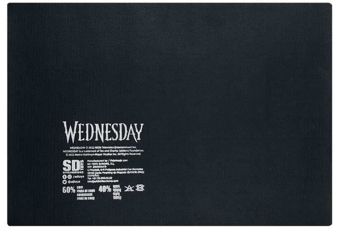 Wednesday Wednesday Logo Unisex Deurmat - zwart/beige - Standard