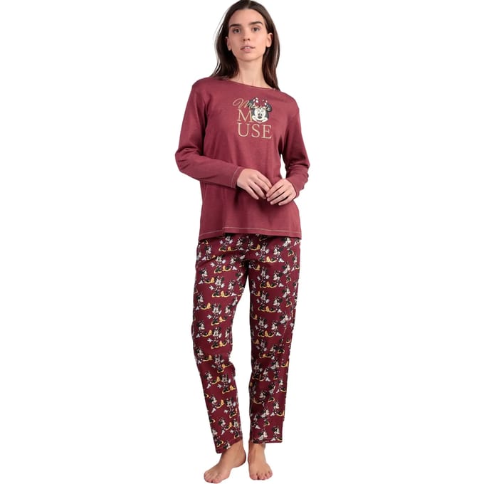 Setjes Admas Pyjama broek top lange mouwen Minnie Mouse Disney