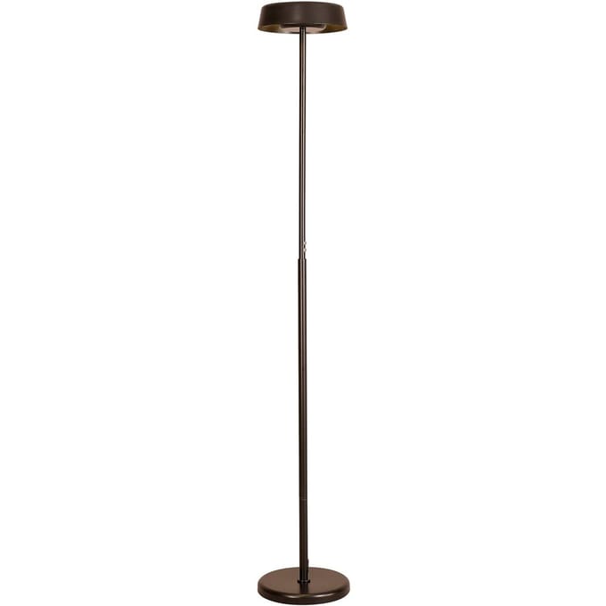 Mantra Iluminación LED vloerlamp Noa II, touchdimmer, staal, zwart