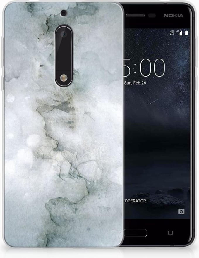 Hoesje maken Nokia 5 Painting Grey