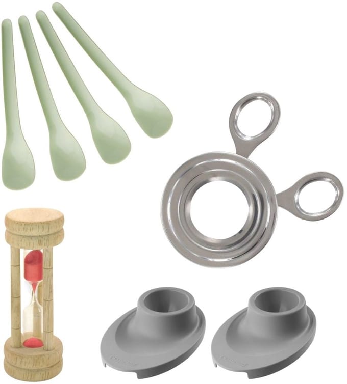 Set van 4 keukengerei voor het koken van eieren Fackelmann