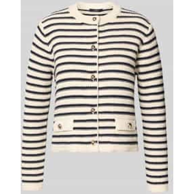 Regular fit gebreid jack van katoenmix Model 'VODKA'