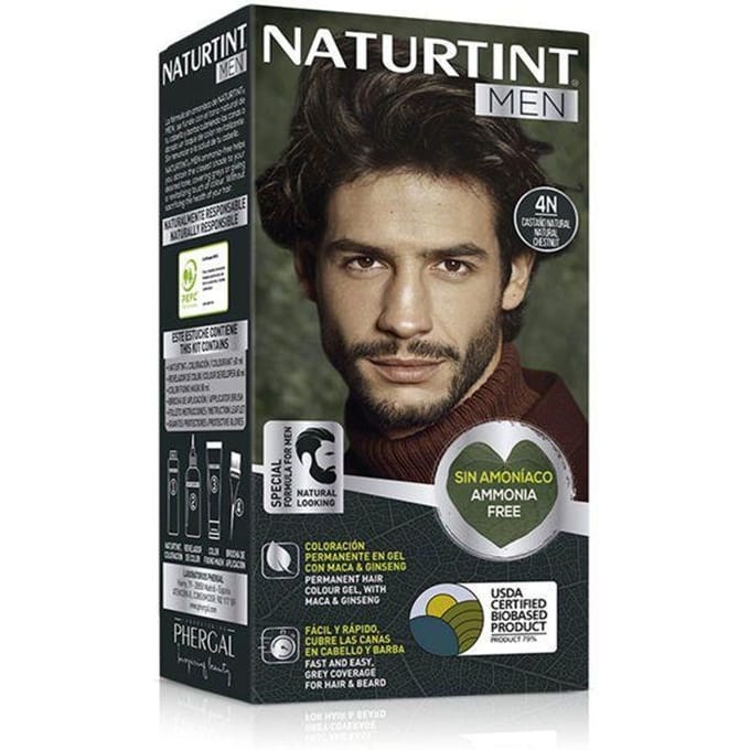 NATURTINT MEN teinture sans ammoniaque #4N châtain naturel 1 unité