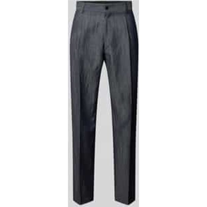 modern fit pantalon van mix van scheerwol en linnen model 'FLIPS251X'
