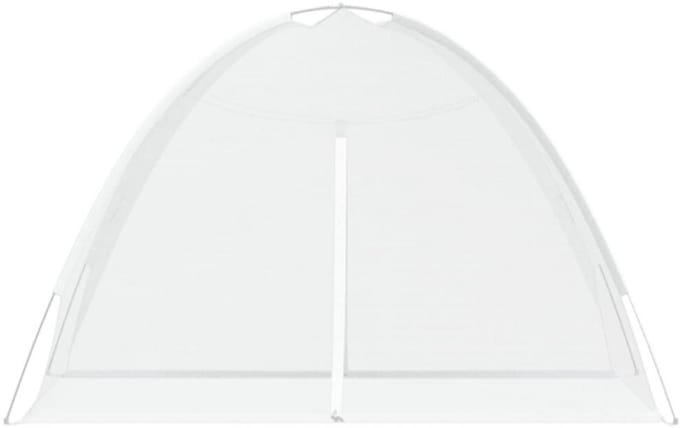 Klamboe met deuren Mongolia 220 gaas 200x120x130 cm wit