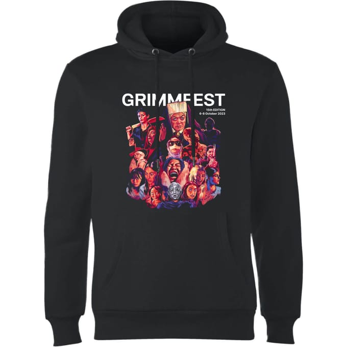 GRIMMFEST 2023 Hoodie - Black - S - Zwart