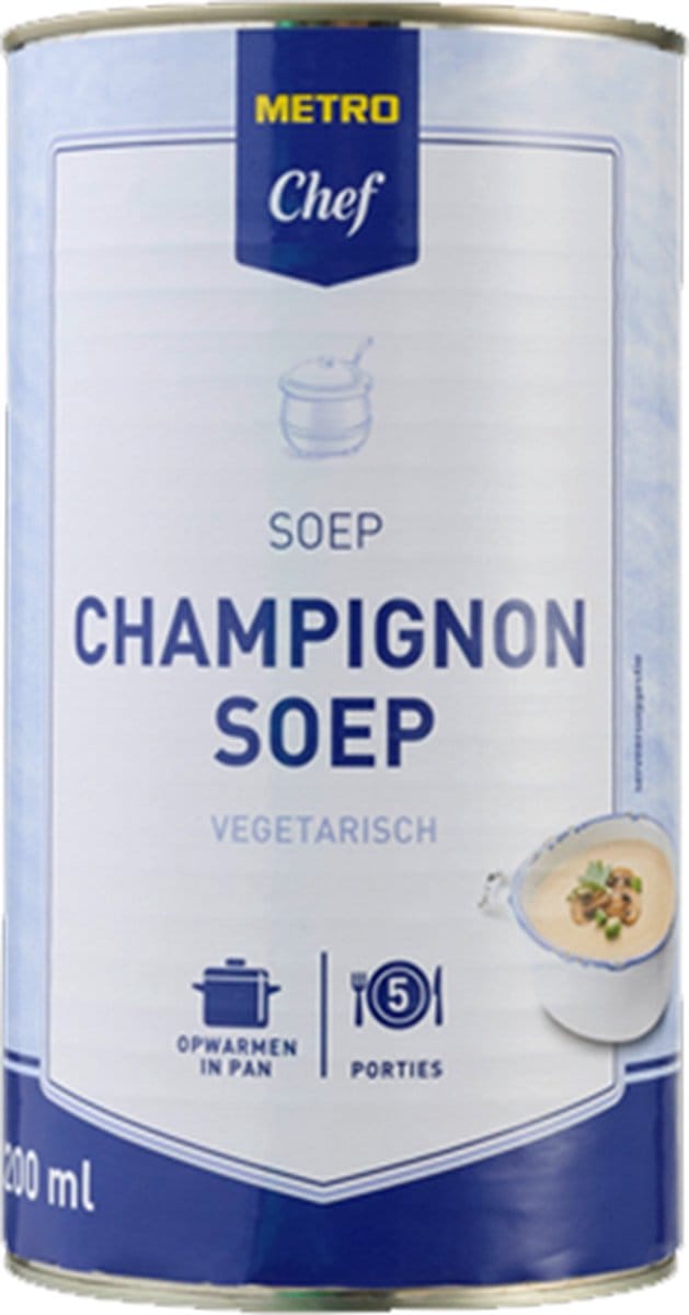 METRO Chef Champignonsoep 6 x 1,2 liter