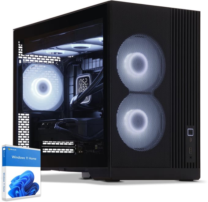 Sedatech Waterkoeling Kantoor PC • Intel Core Ultra 5 245K 14x 3.6GHz • Intel Graphics • 32Gb DDR5 • 1Tb SSD M.2 • WiFi • Bluetooth, USB C • Windows 11 • Desktop computer