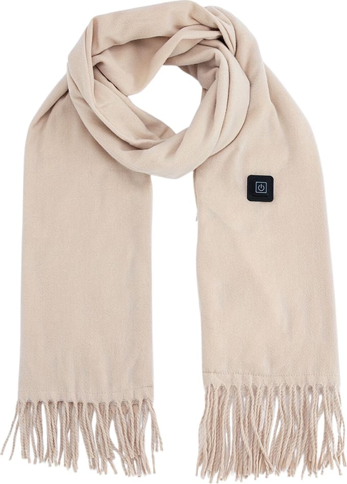 Verwarmde Sjaal - Elektrische Sjaal - Oplaadbaar - USB - Winter - Dames & Heren - Beige
