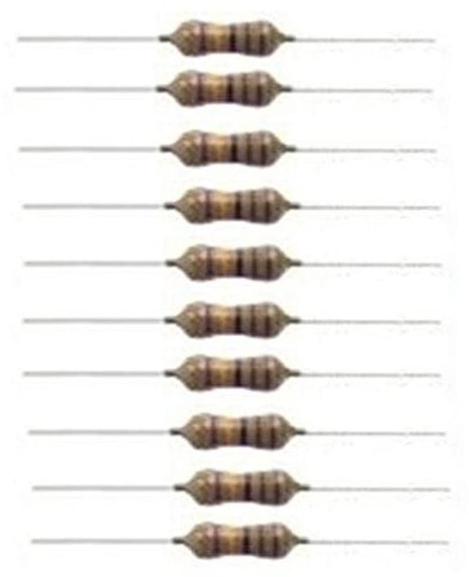 Weerstanden Set - Componenten Set - Elektronica Projecten - 47 Ohm Tolerantie - 10 Stuks - Diverse Kleuren