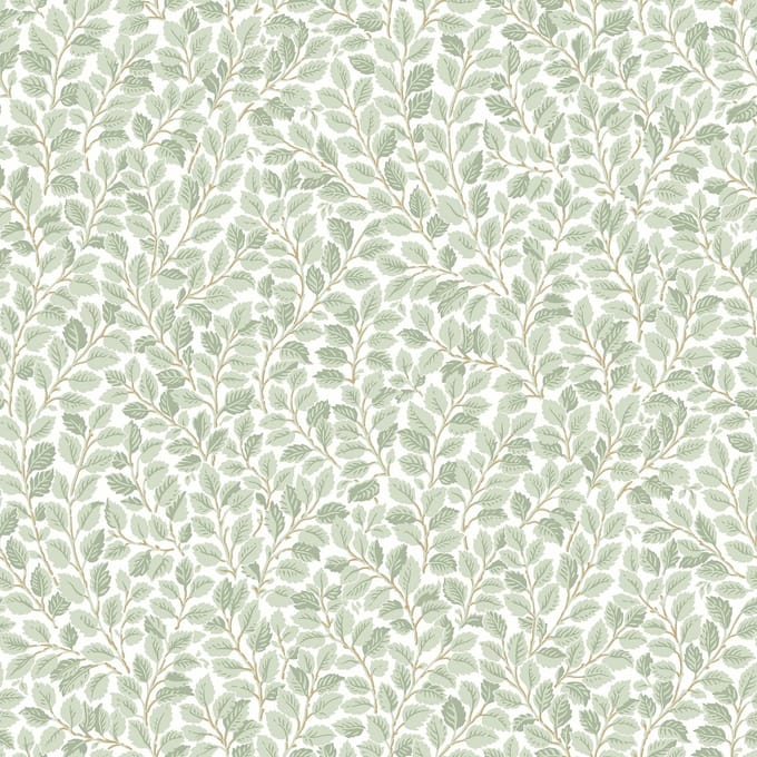 Boråstapeter Vliesbehang 7662 - Falsterbo III - Botanisch Wit - 53cm x 10.05m