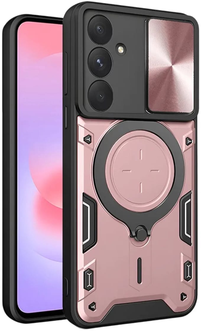 Hoesje geschikt voor Samsung Galaxy A37 - Techsuit CamGuard Pro Back Cover - Roségoud