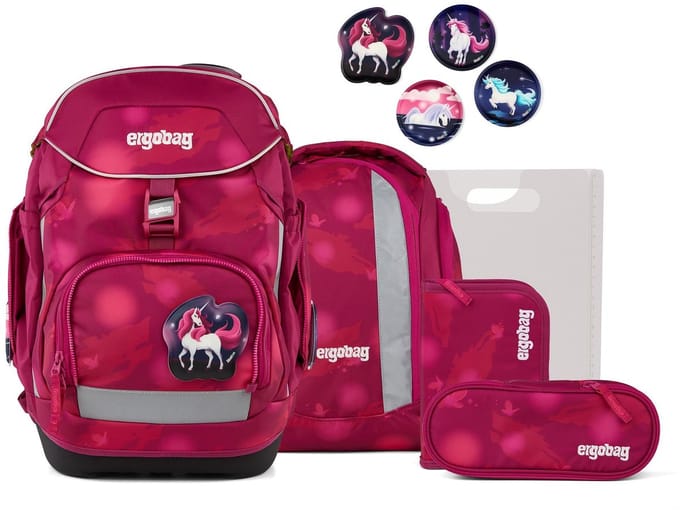 ergobag schooltas Pack Set 6-delig MondzauBär paars